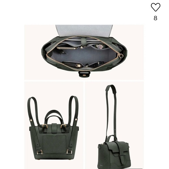 Sernreve Blue MAESTRA backpack Italy made - Picture 3 of 3